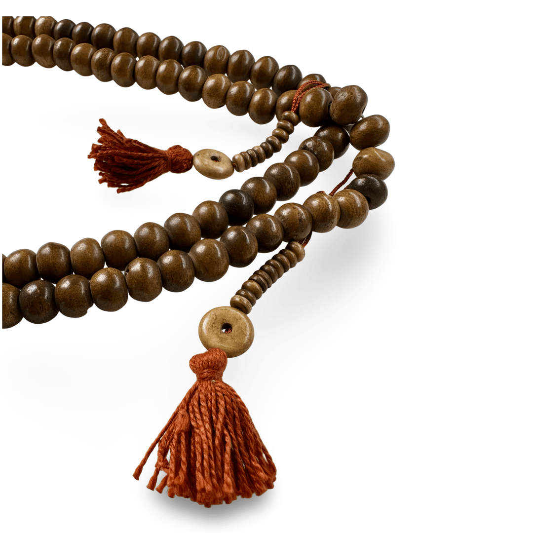 Mala aus Yak - Knochen mit Zähler - Atelier Tibet
