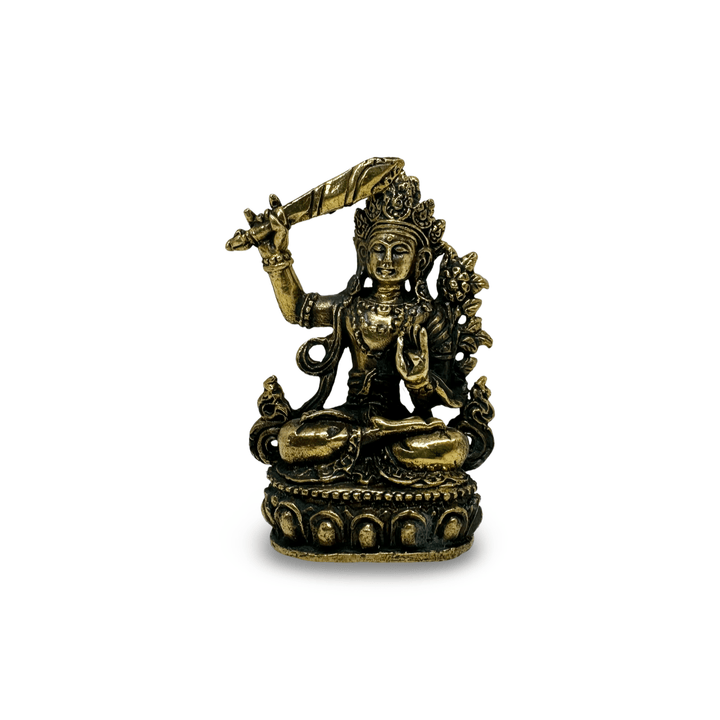 Manjushri Miniatur - Statue (4.3 cm) - Atelier Tibet