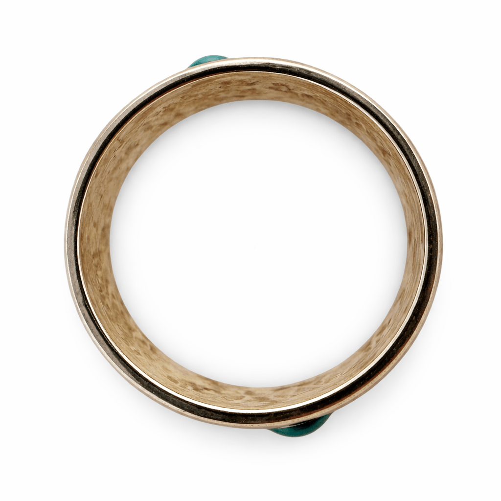 Mantra - Ring mit drehbarem Innenring – Silber - Atelier Tibet