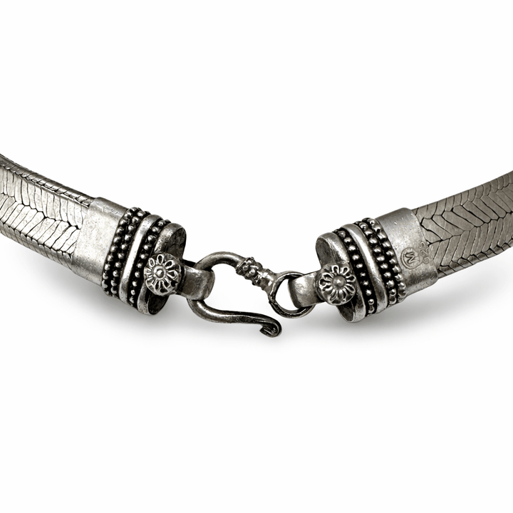 Markante, schwere Schlangenkette aus Indien - Atelier Tibet