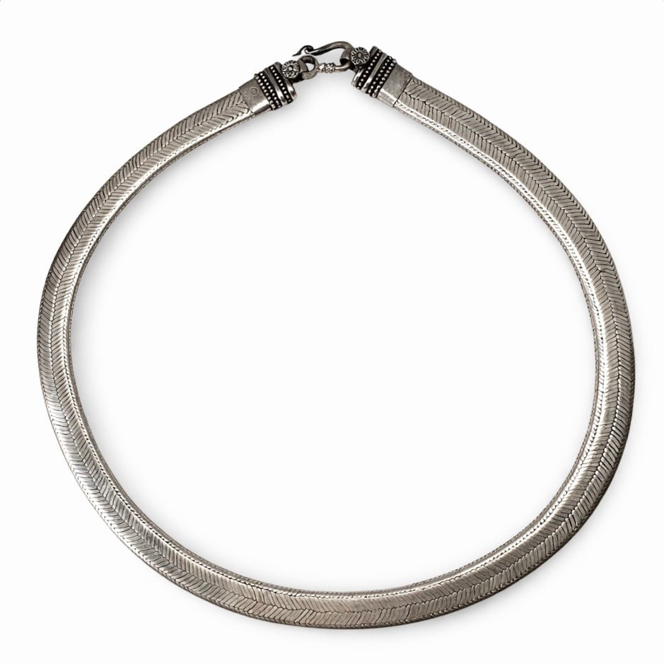 Markante, schwere Schlangenkette aus Indien - Atelier Tibet