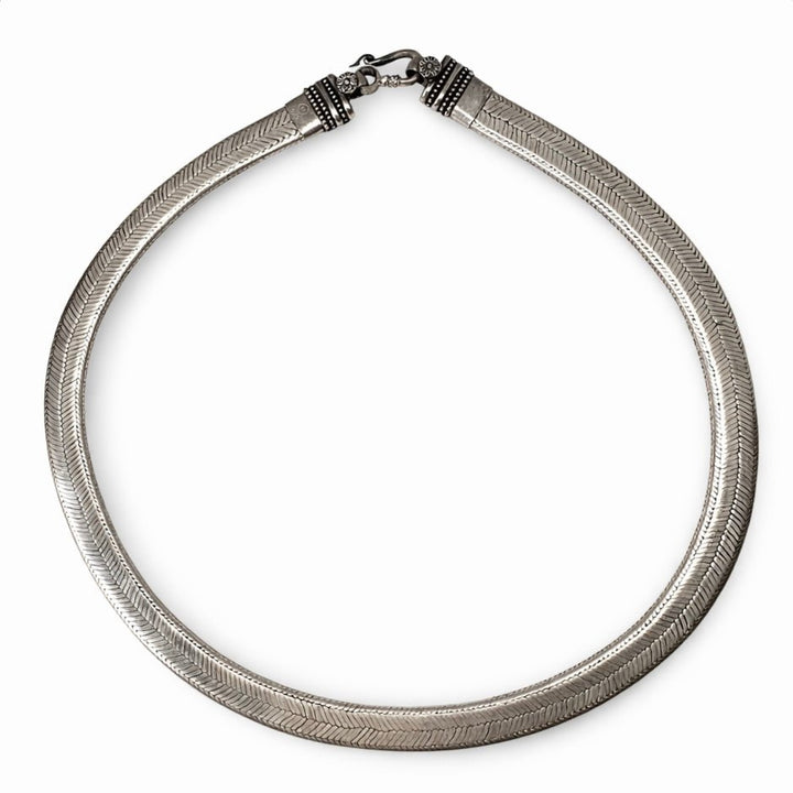 Markante, schwere Schlangenkette aus Indien - Atelier Tibet