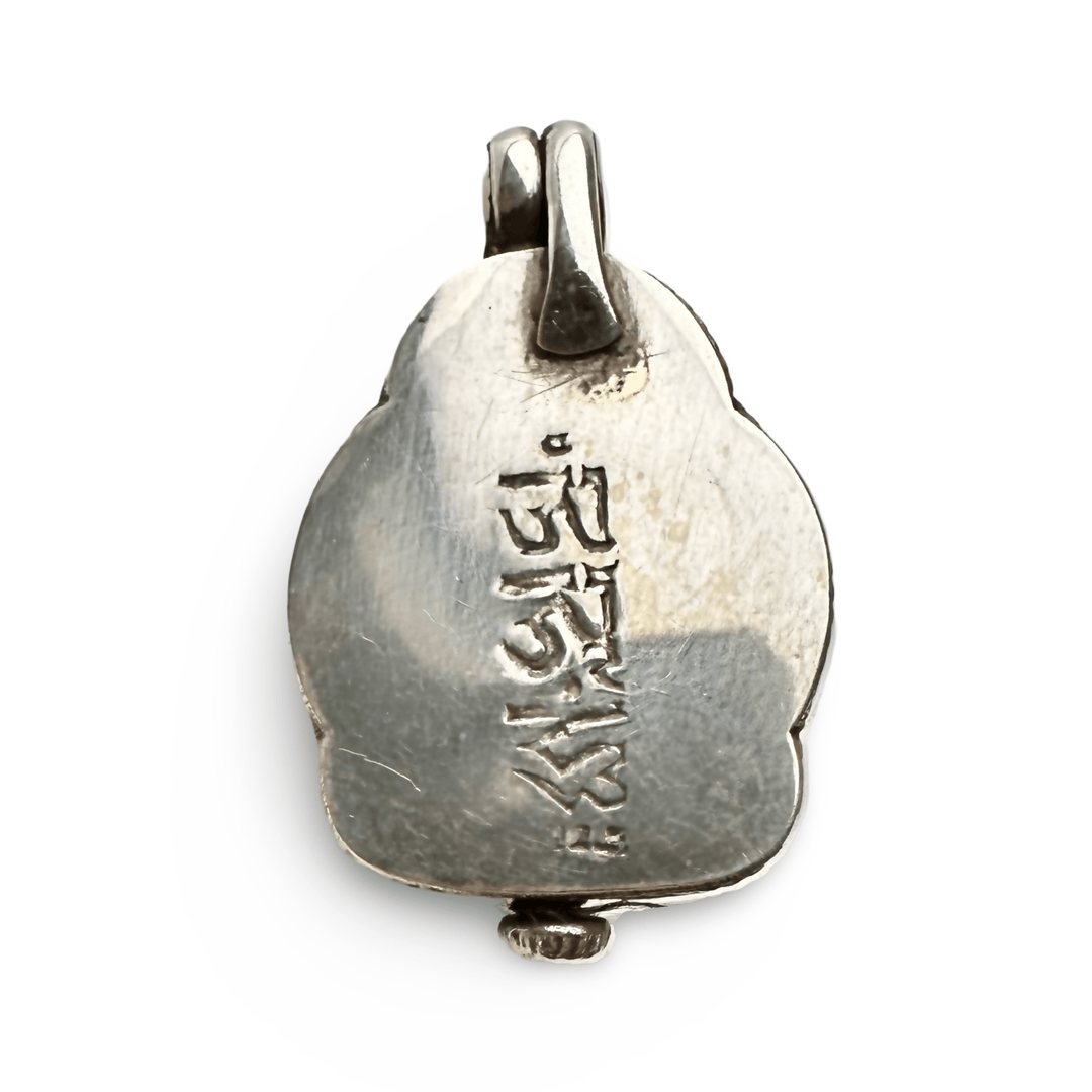 Medizin Buddha Ghau Anhänger aus Silber - Atelier Tibet