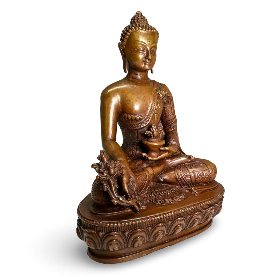 Medizin - Buddha Statue aus Bronze - Atelier Tibet