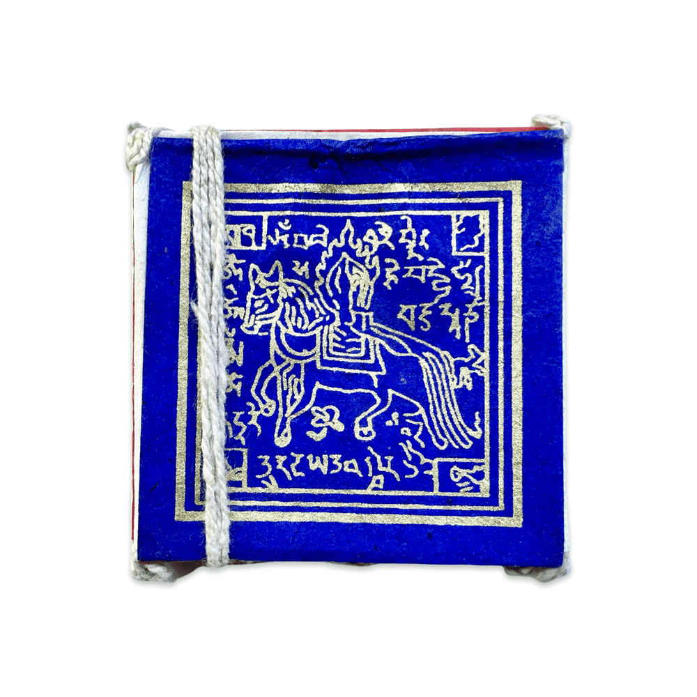 Mini - Gebetsfahnen Windpferd – Loktapapier, Nepal - Atelier Tibet