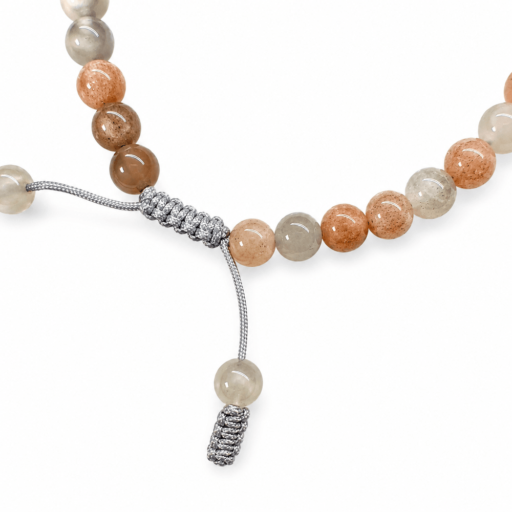 Mondstein Mala Armband - Atelier Tibet