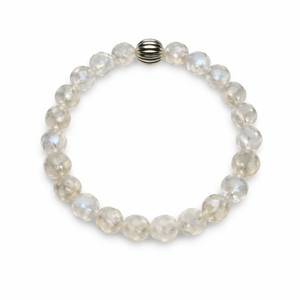 Mondstein Perlen Fingerring - Atelier Tibet