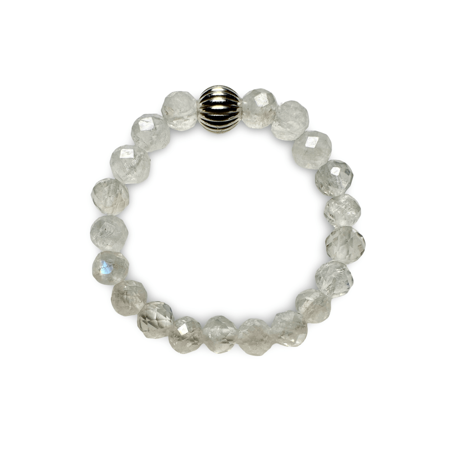 Mondstein Perlen Fingerring - Atelier Tibet