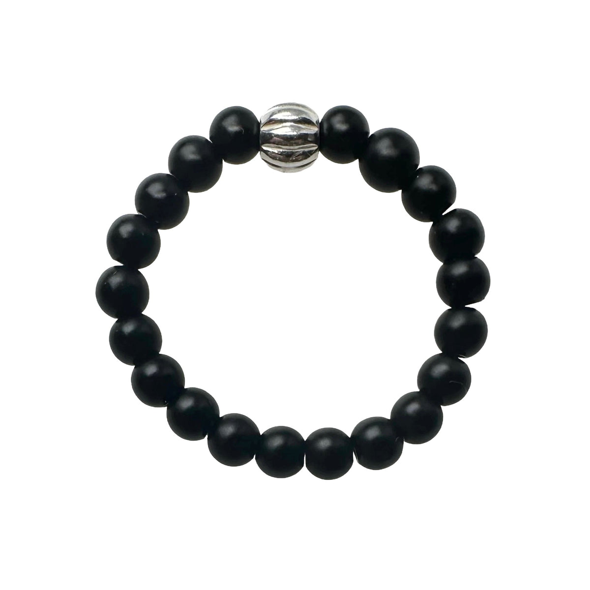 Onyx Perlen Fingerring - Atelier Tibet