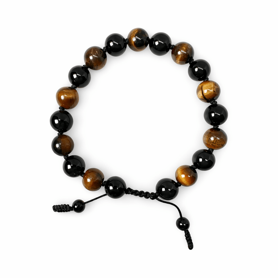 Onyx - und Tigerauge - Armband - Atelier Tibet