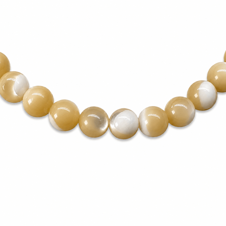 Perlmutt Mala Armband (Ø 6 mm) - Atelier Tibet