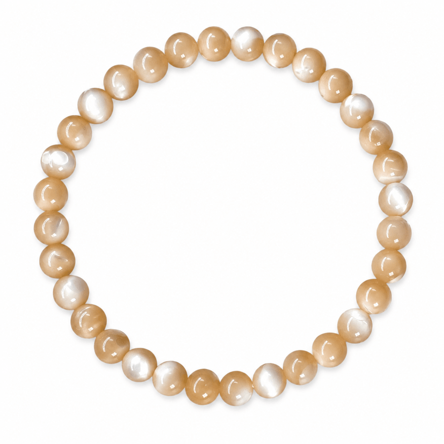 Perlmutt Mala Armband (Ø 6 mm) - Atelier Tibet