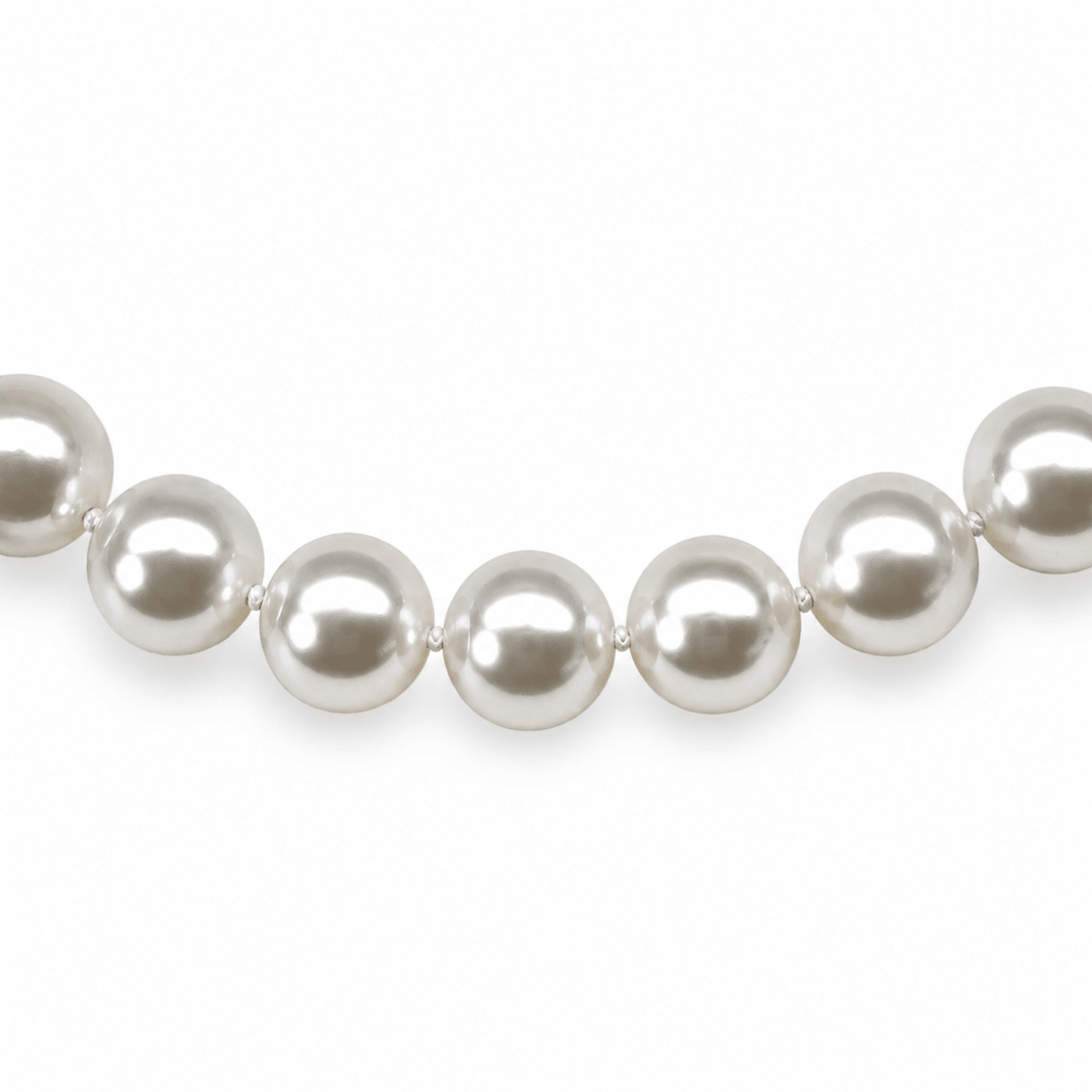 Perlmutt Statement-Kette - Atelier Tibet