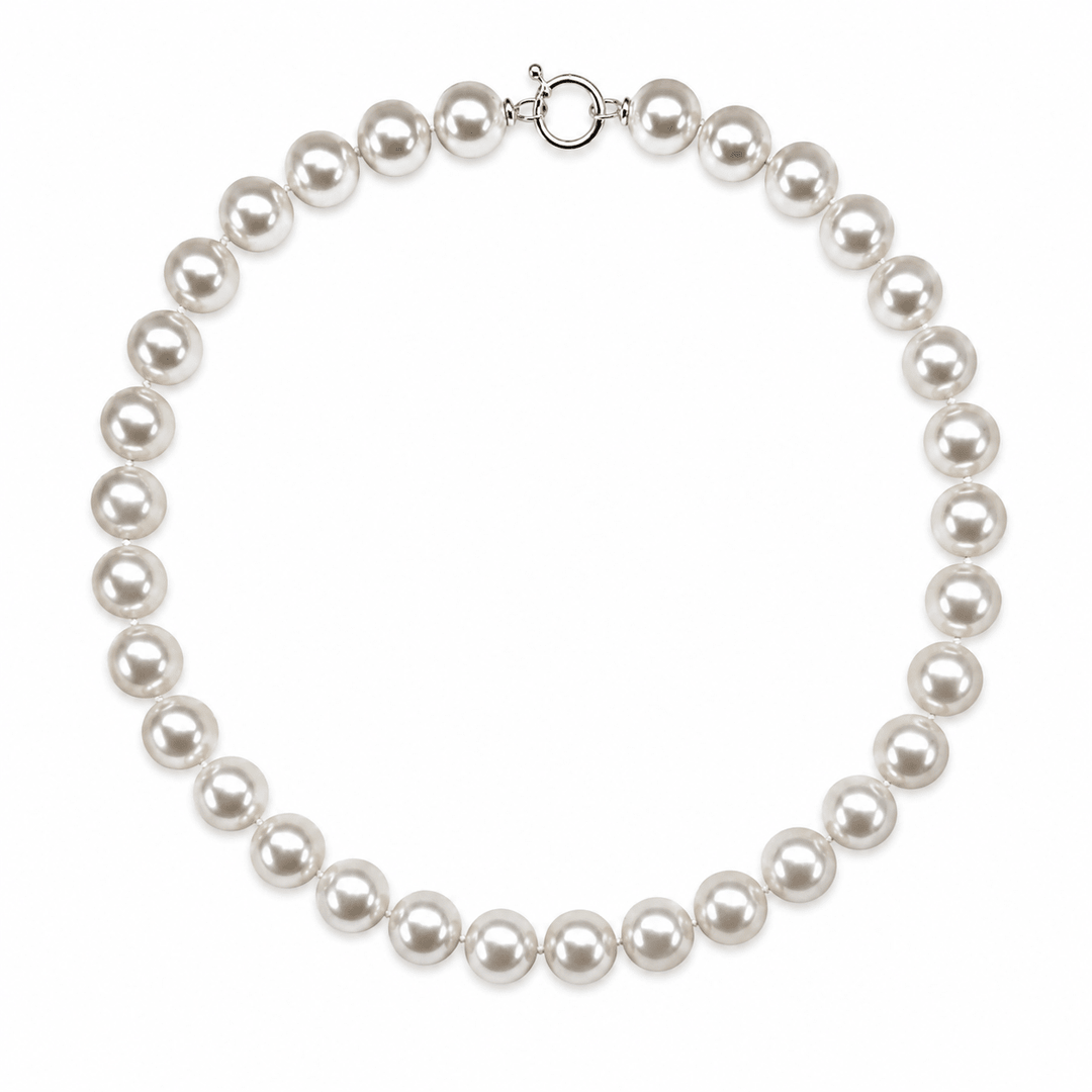 Perlmutt Statement-Kette - Atelier Tibet