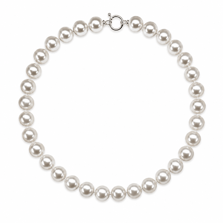 Perlmutt Statement-Kette - Atelier Tibet