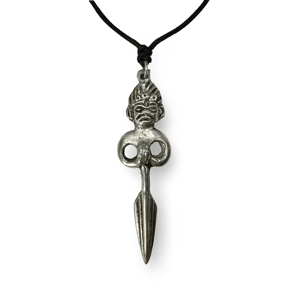 Phurba Amulett aus Weissmetall - Atelier Tibet