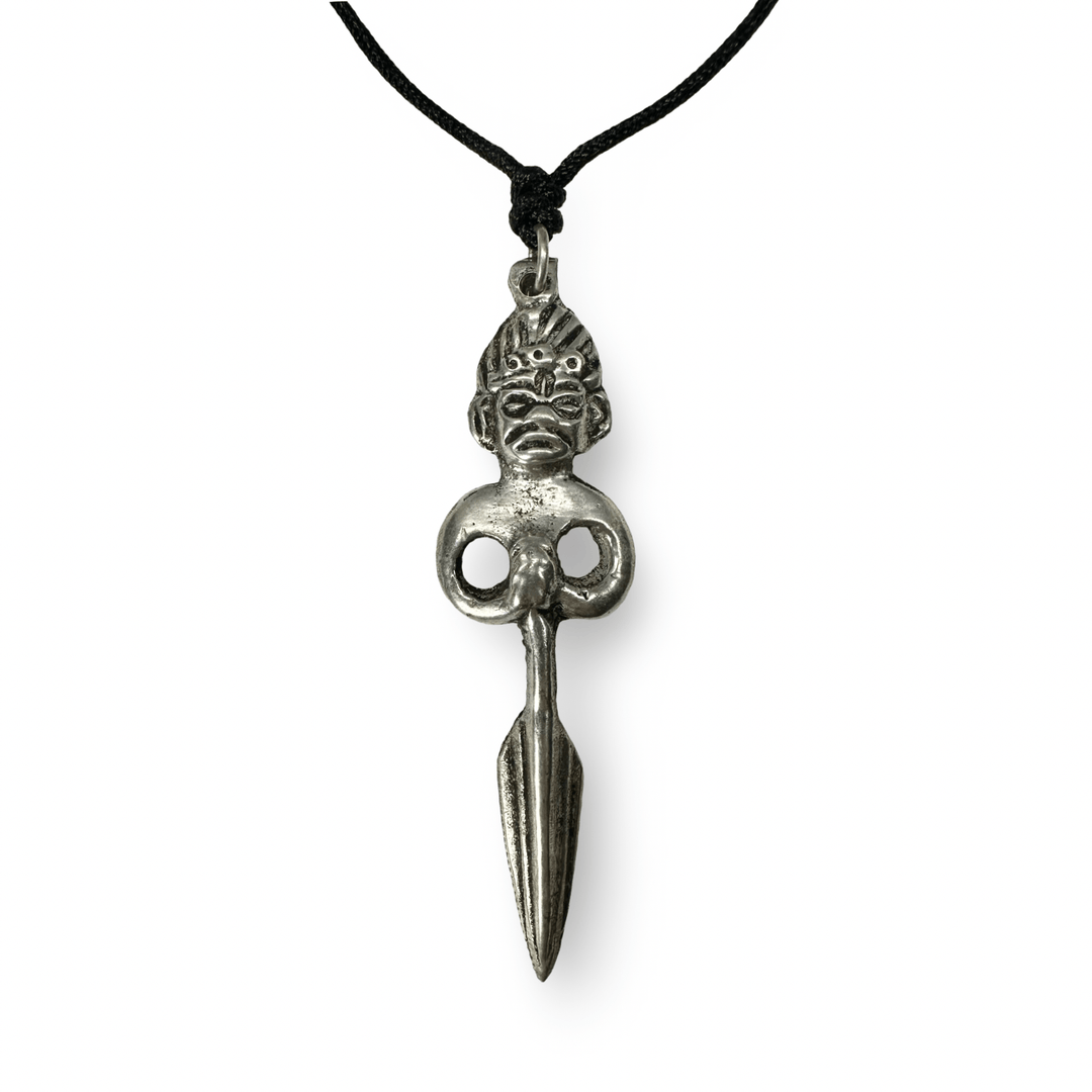 Phurba Amulett aus Weissmetall - Atelier Tibet