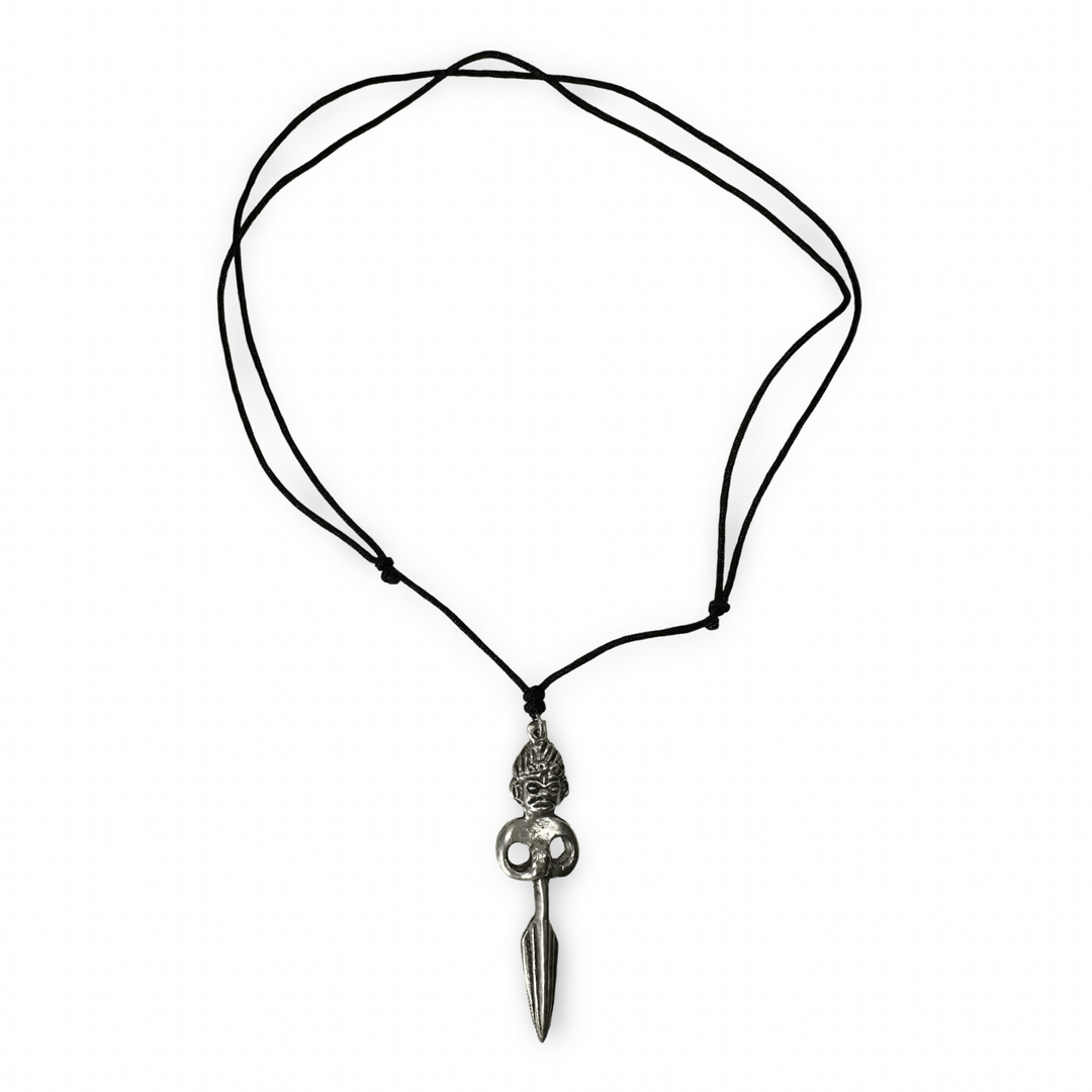 Phurba Amulett aus Weissmetall - Atelier Tibet