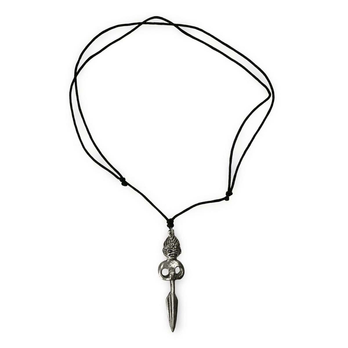 Phurba Amulett aus Weissmetall - Atelier Tibet