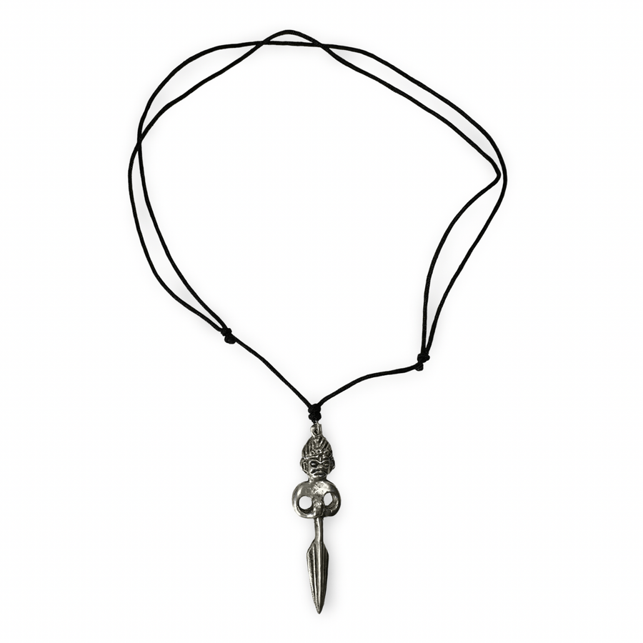 Phurba Amulett aus Weissmetall - Atelier Tibet