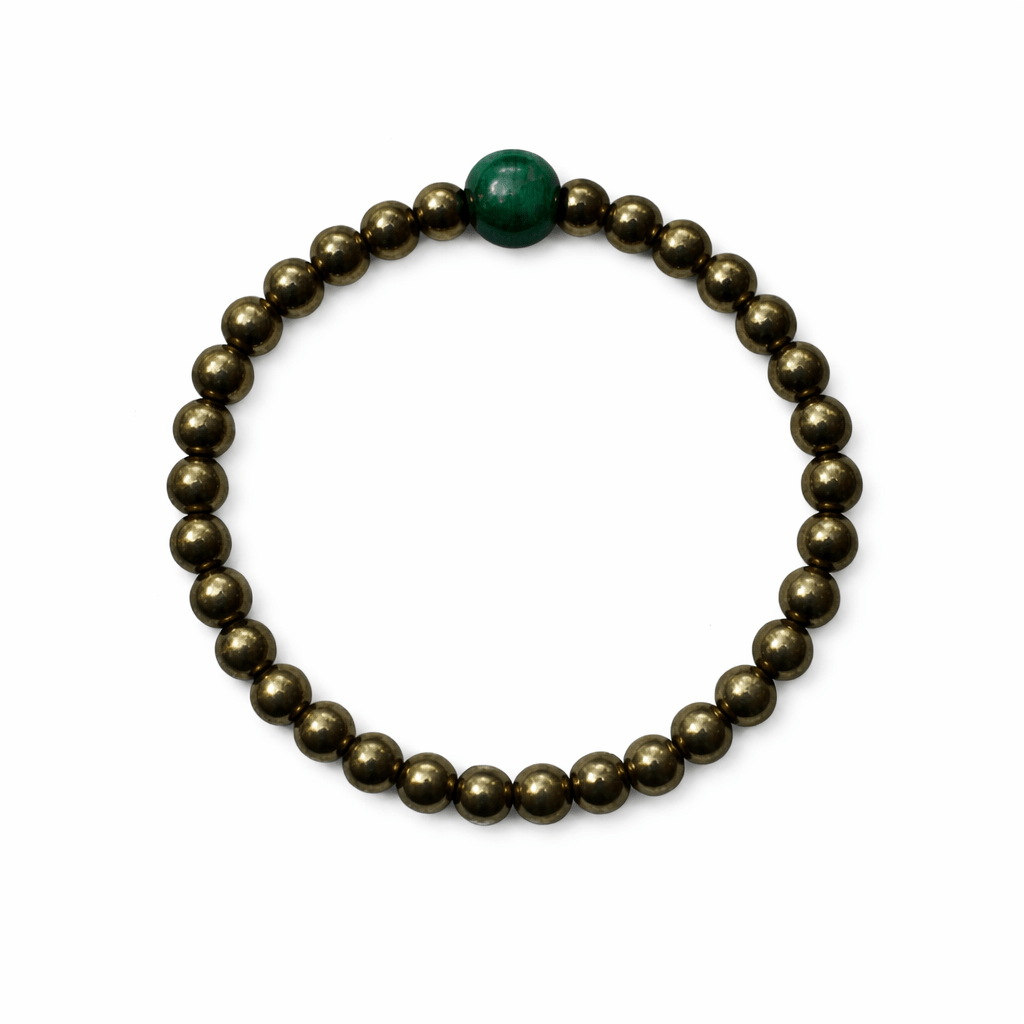 Pyrit Perlen Fingerring - Atelier Tibet