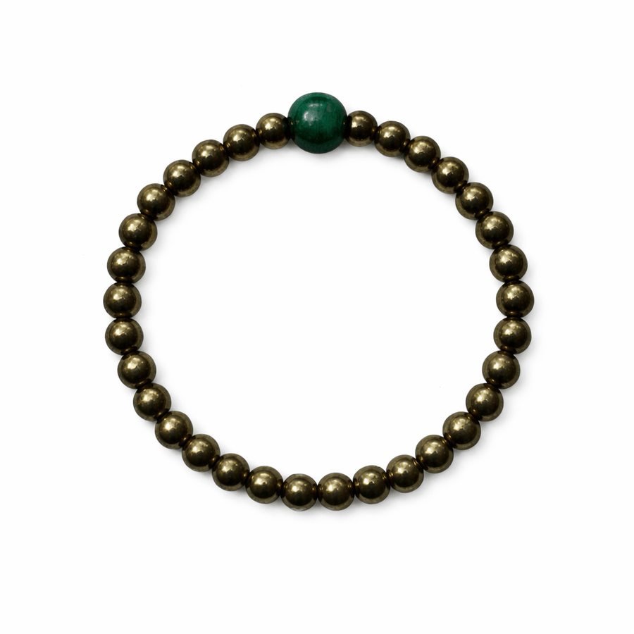 Pyrit Perlen Fingerring - Atelier Tibet