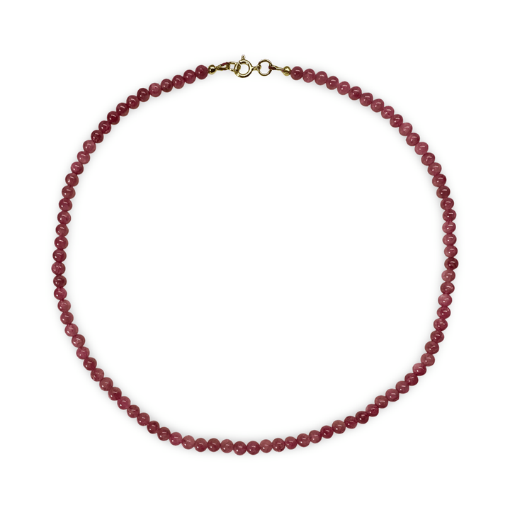 Rosa Turmalin - Halskette - Atelier Tibet