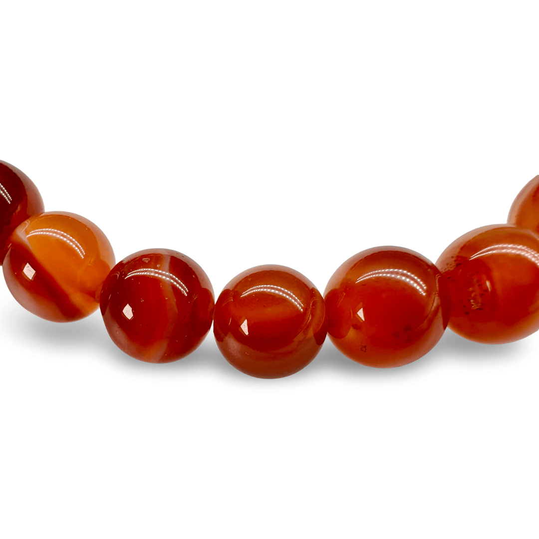 Roter Achat Armband Mala - Atelier Tibet