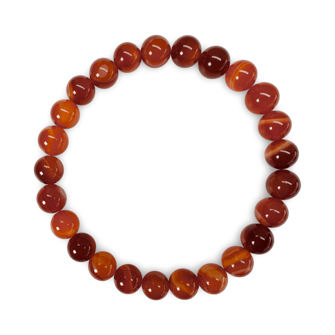 Roter Achat Armband Mala - Atelier Tibet