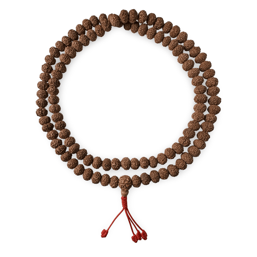 Rudraksha Mala «8 Mukhi» (⌀ 11 mm) - Atelier Tibet