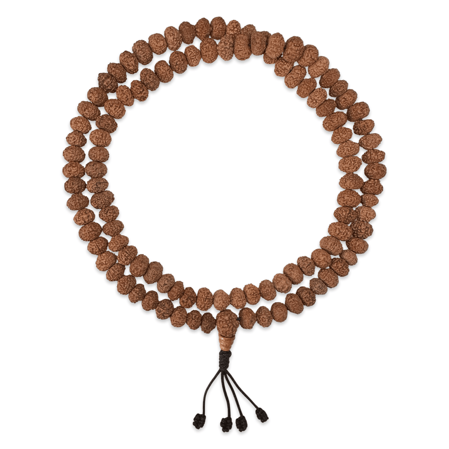 Rudraksha Mala «8 - Mukhi» (⌀ 8 - 11 mm) - Atelier Tibet