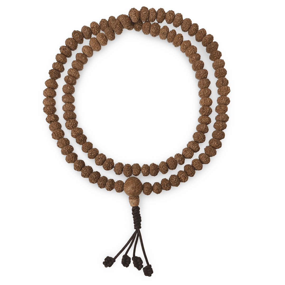 Rudraksha Mala (⌀ 9 mm) - Atelier Tibet