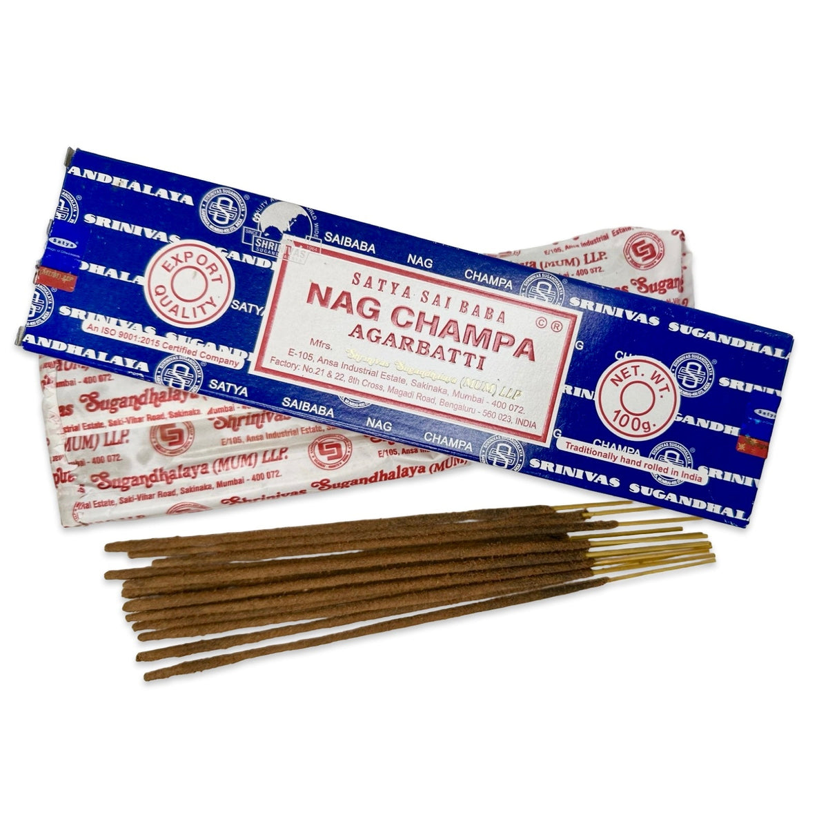 Satya Sai Baba – Nag Champa Räucherstäbchen (100g) - Atelier Tibet