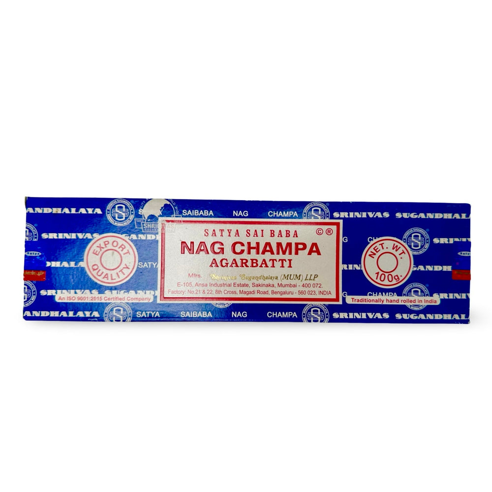 Satya Sai Baba – Nag Champa Räucherstäbchen (100g) - Atelier Tibet