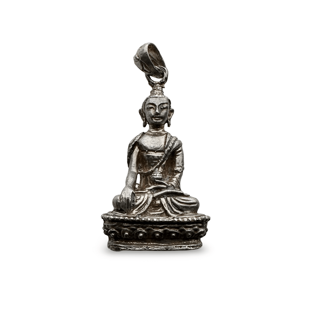 Shakyamuni Buddha Anhänger aus Silber - Atelier Tibet