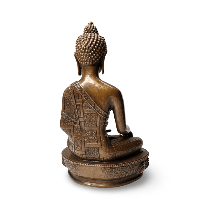 Shakyamuni Buddha Statue aus Bronze - Atelier Tibet