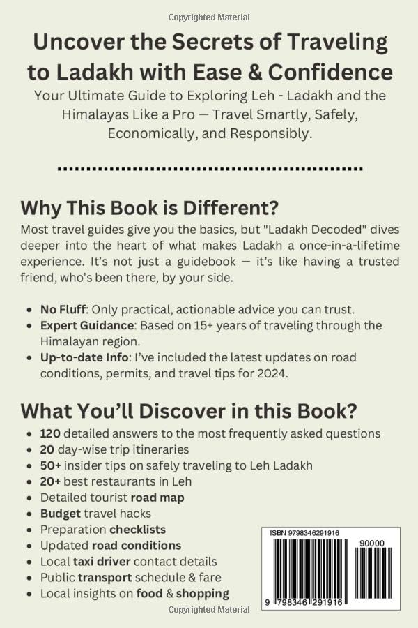 Sharma, Dheeraj: Ladakh Decoded - The Ultimate Travel Guide - Atelier Tibet