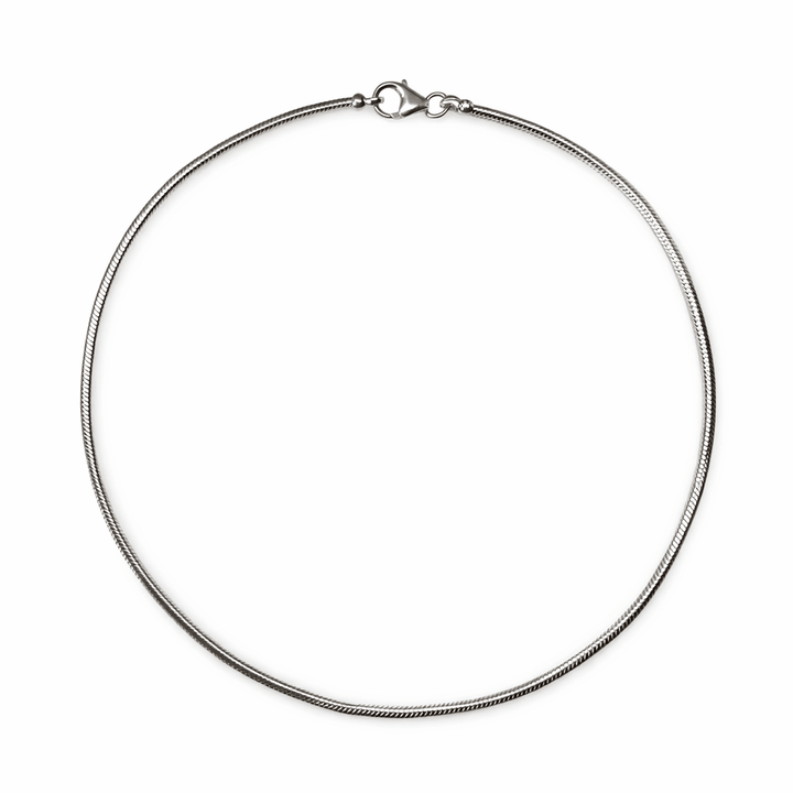 Silber - Schlangenkette mit Hummerverschluss - Atelier Tibet