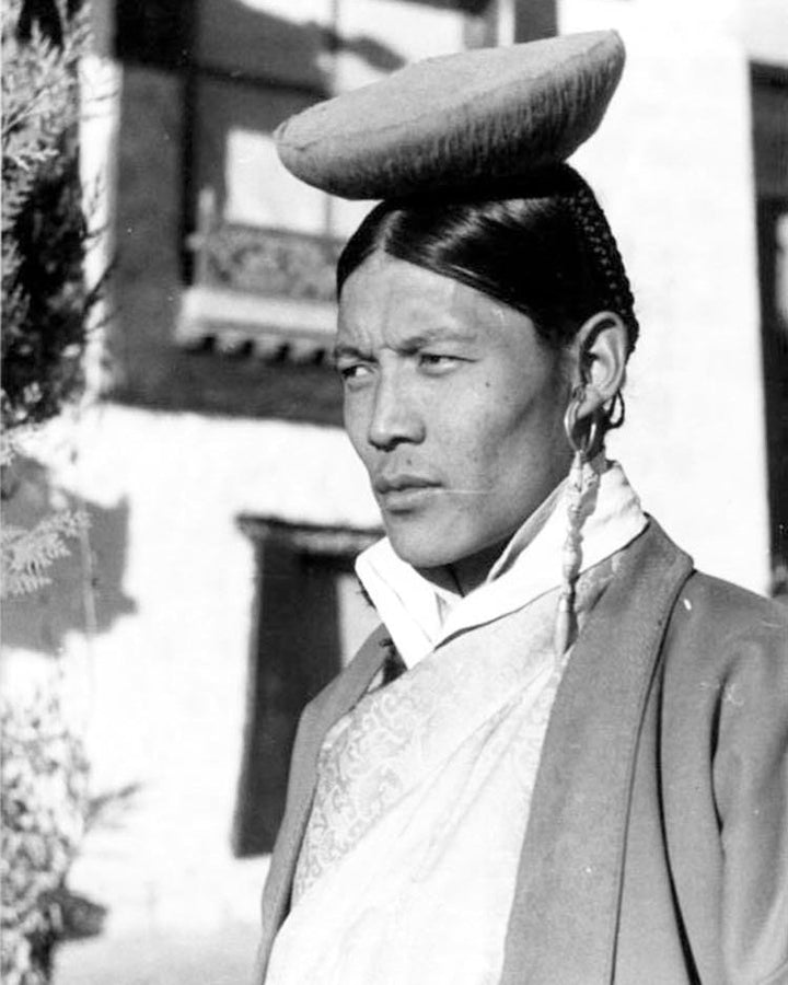 Sokyi - Traditioneller Tibetischer Ohrhänger mit Türkis · CHARU × Yitso - Atelier Tibet