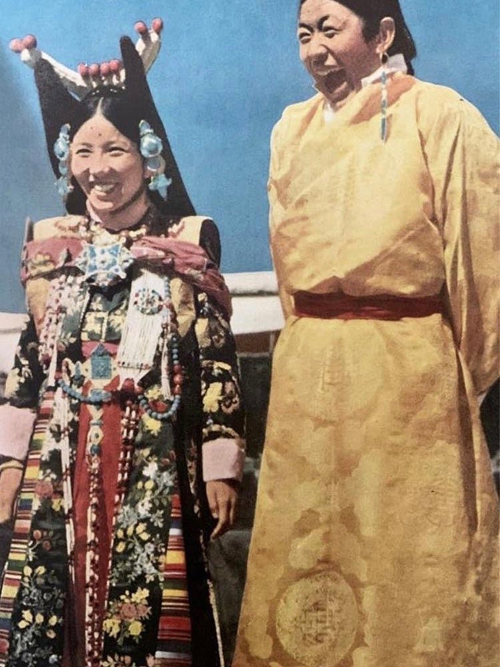 Sokyi - Traditioneller Tibetischer Ohrhänger mit Türkis · CHARU × Yitso - Atelier Tibet