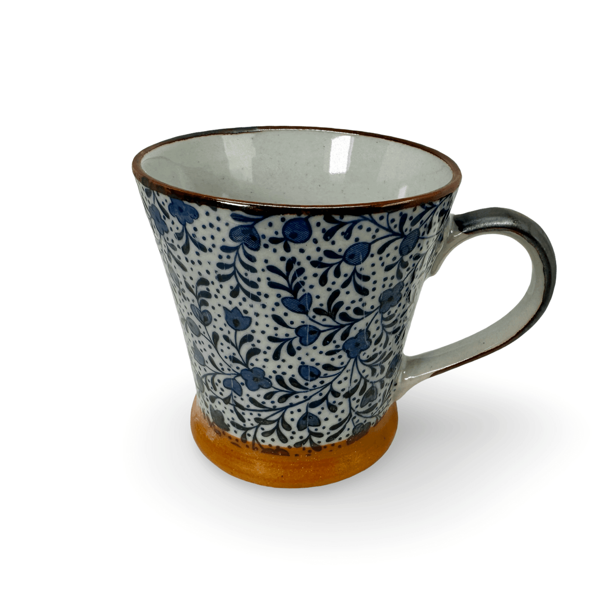 Tasse (Mug) mit feinem Blüten - Motiv - Atelier Tibet