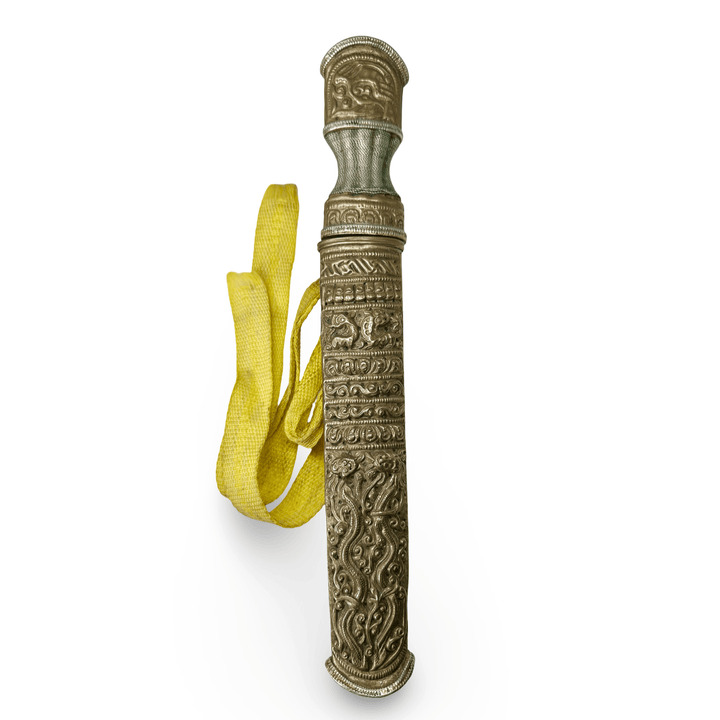 Tibetisch - bhutanischer Gürteldolch (Patag / Gri gu) - 19./frühes 20. Jahrhundert - Atelier Tibet