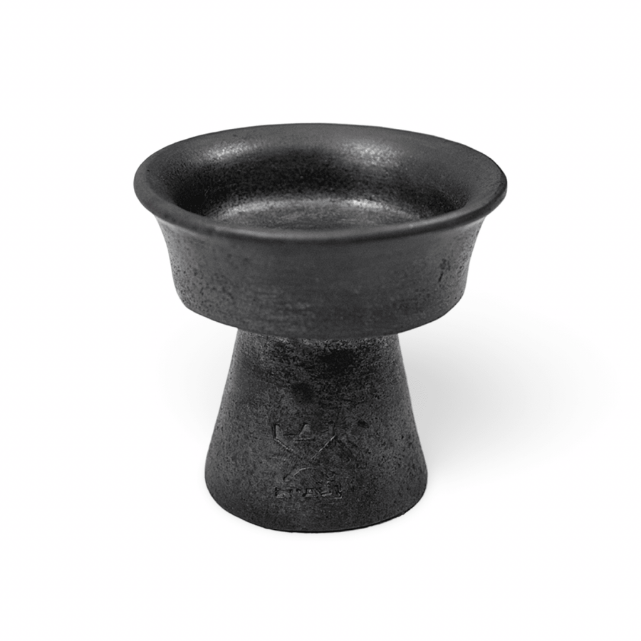 Tibetische Butterlampe & Räucherhalter · Schwarzkeramik aus Banma · CHARU - Atelier Tibet