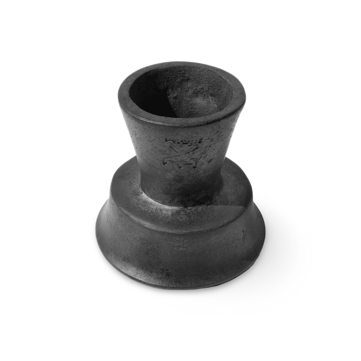 Tibetische Butterlampe & Räucherhalter · Schwarzkeramik aus Banma · CHARU - Atelier Tibet