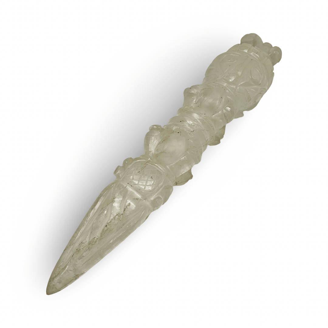 Tibetische Phurpa aus Bergkristall - Atelier Tibet