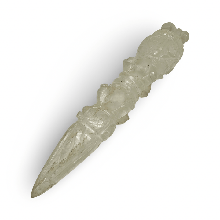 Tibetische Phurpa aus Bergkristall - Atelier Tibet