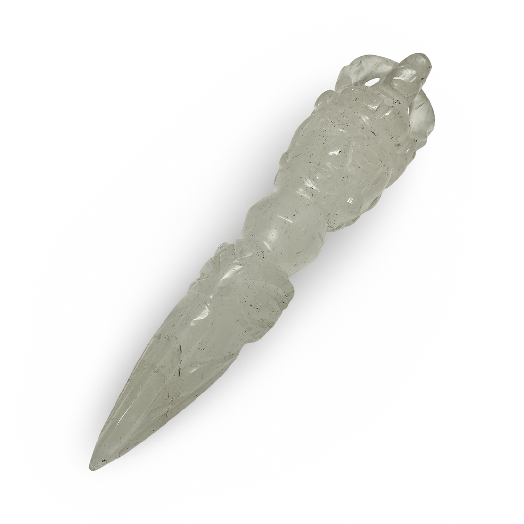 Tibetische Phurpa aus Bergkristall - Atelier Tibet