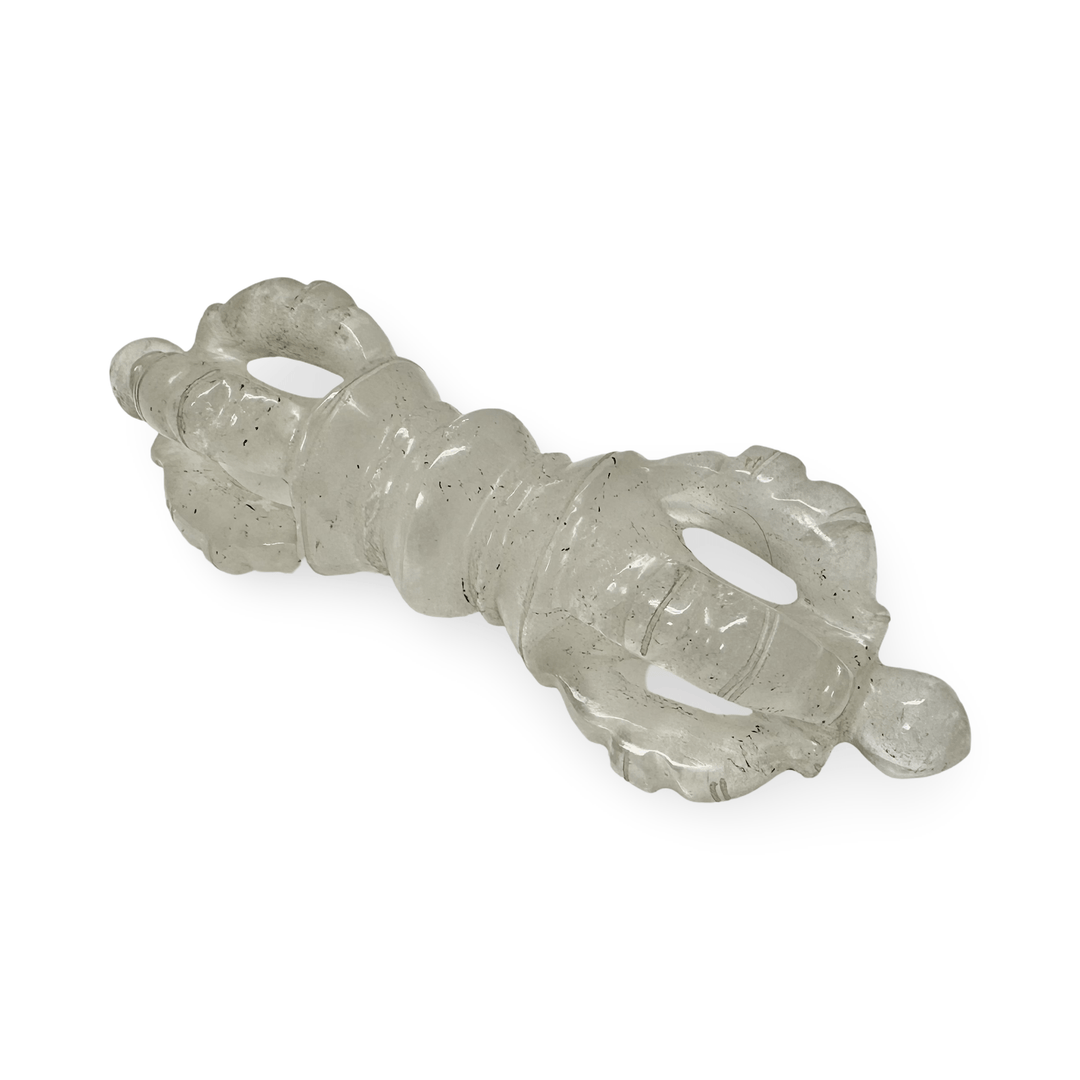 Tibetische Vajra und Doppel - Vajra aus Bergkristall - Atelier Tibet