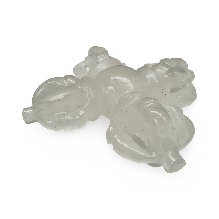 Tibetische Vajra und Doppel - Vajra aus Bergkristall - Atelier Tibet