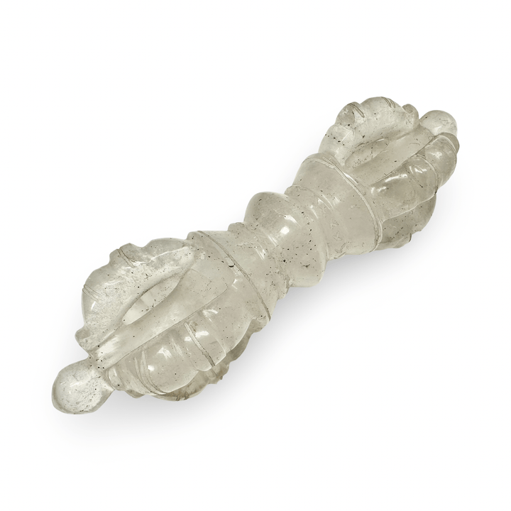 Tibetische Vajra und Doppel - Vajra aus Bergkristall - Atelier Tibet